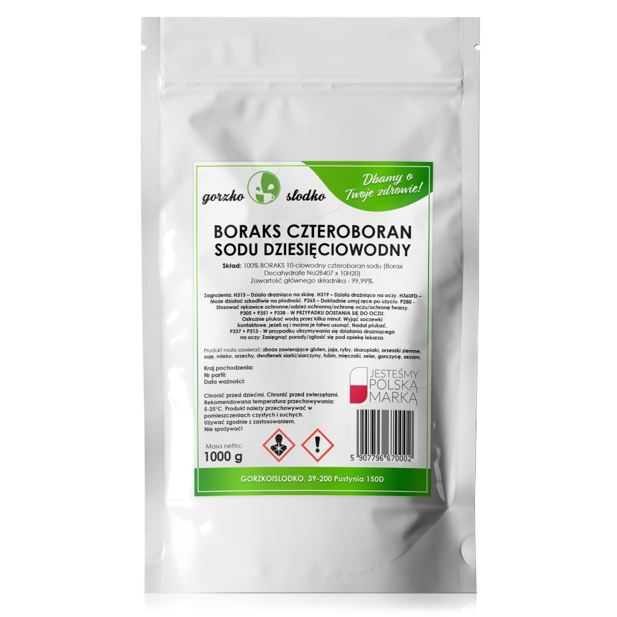 Boraks czteroboran sodowy